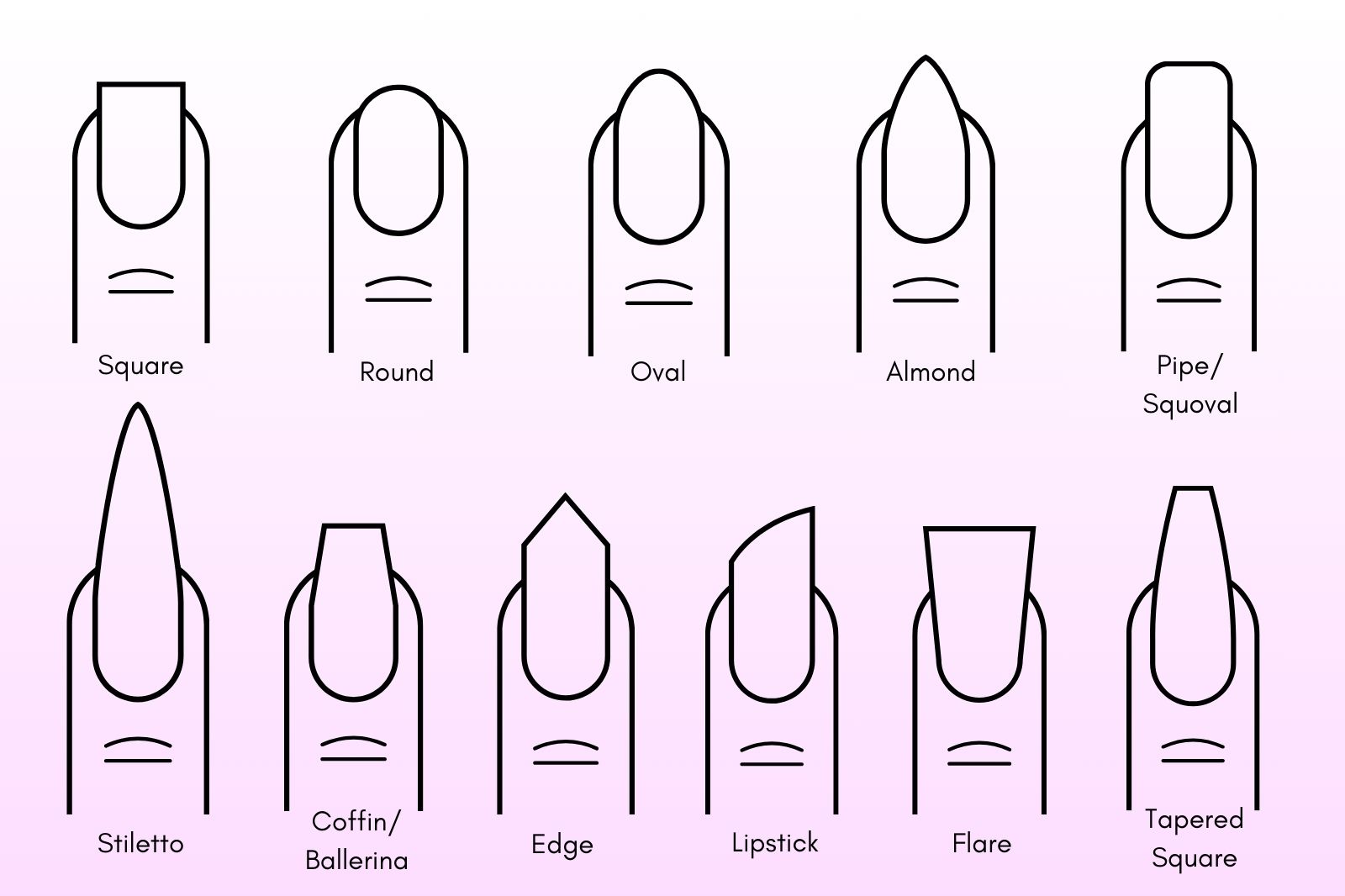 nail shapes